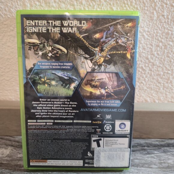 Avatar: The Game (Xbox 360) | Complete w/ Manual | Tested & Working - Picture 3 of 6
